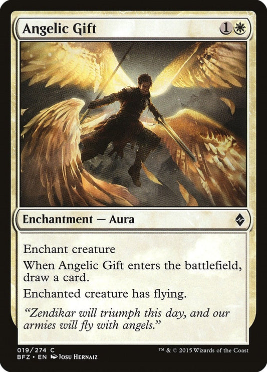 Image for Angelic Gift (19) (Battle for Zendikar) - Magic: The Gathering