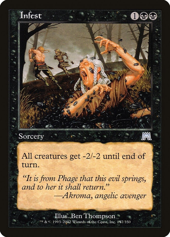 Image for Infest (157) (Onslaught) (ONS) - Magic: The Gathering