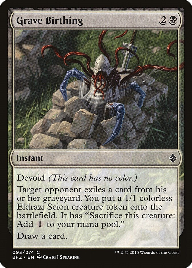 Image for Grave Birthing (93) (Battle for Zendikar) - Magic: The Gathering