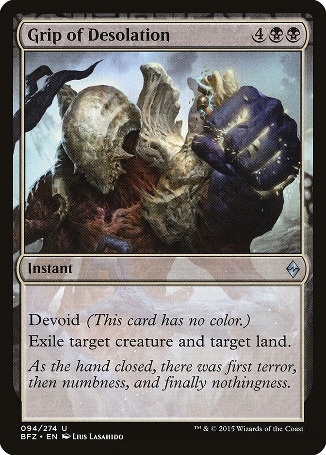 Image for Grip of Desolation (94) (Battle for Zendikar) - Magic: The Gathering