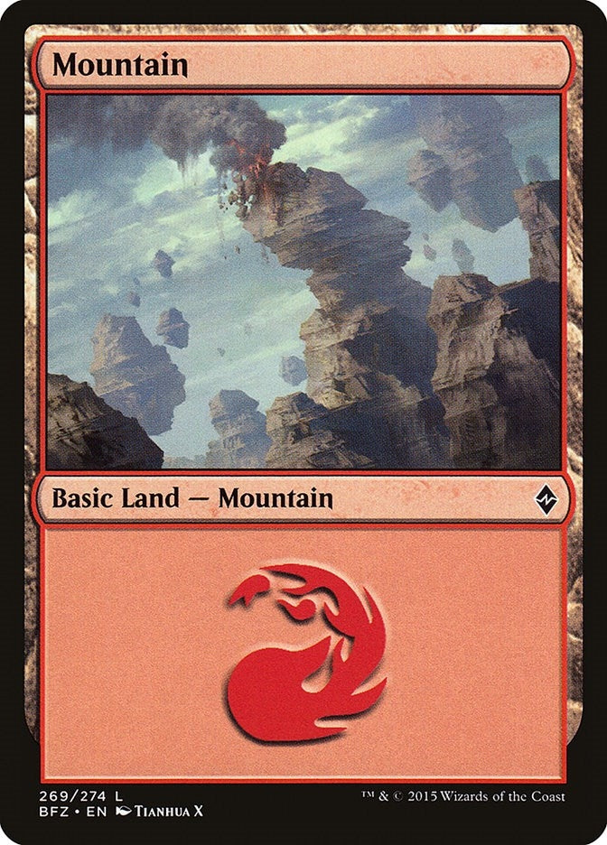 Image for Mountain (269) (269) (Battle for Zendikar) - Magic: The Gathering