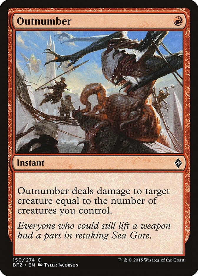 Image for Outnumber (150) (Battle for Zendikar) - Magic: The Gathering