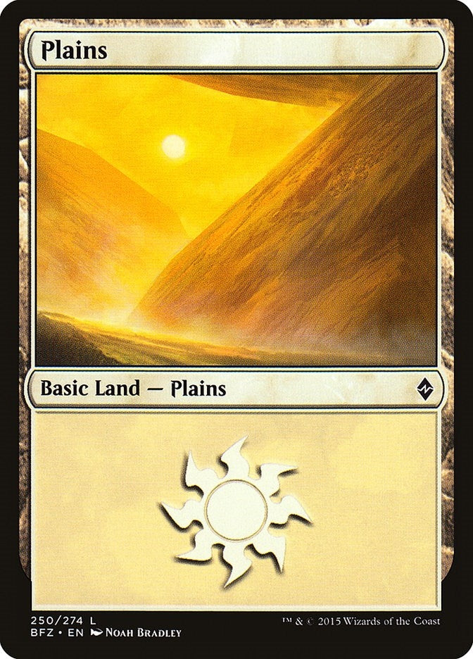 Image for Plains (250) (250) (Battle for Zendikar) - Magic: The Gathering