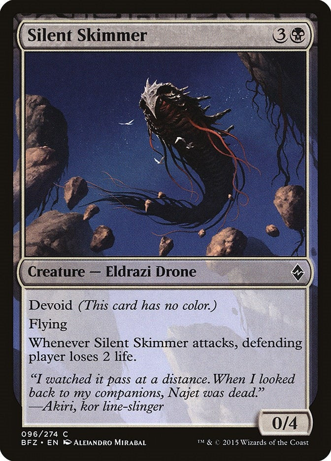 Image for Silent Skimmer (96) (Battle for Zendikar) - Magic: The Gathering