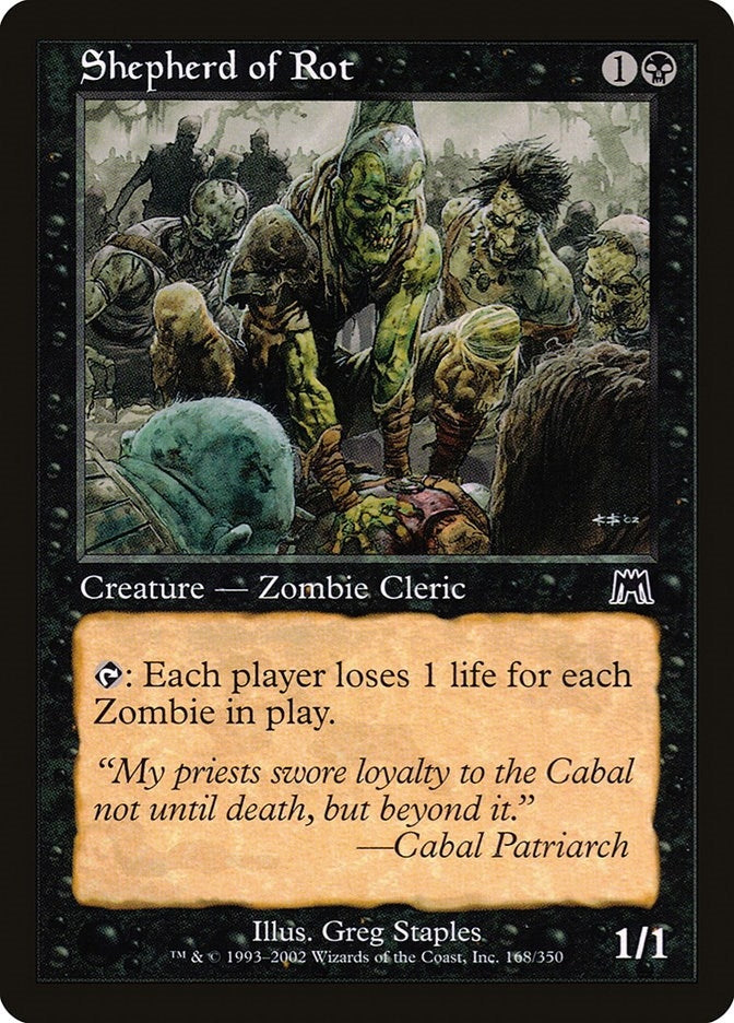 Image for Shepherd of Rot (168) (Onslaught) (ONS) - Magic: The Gathering