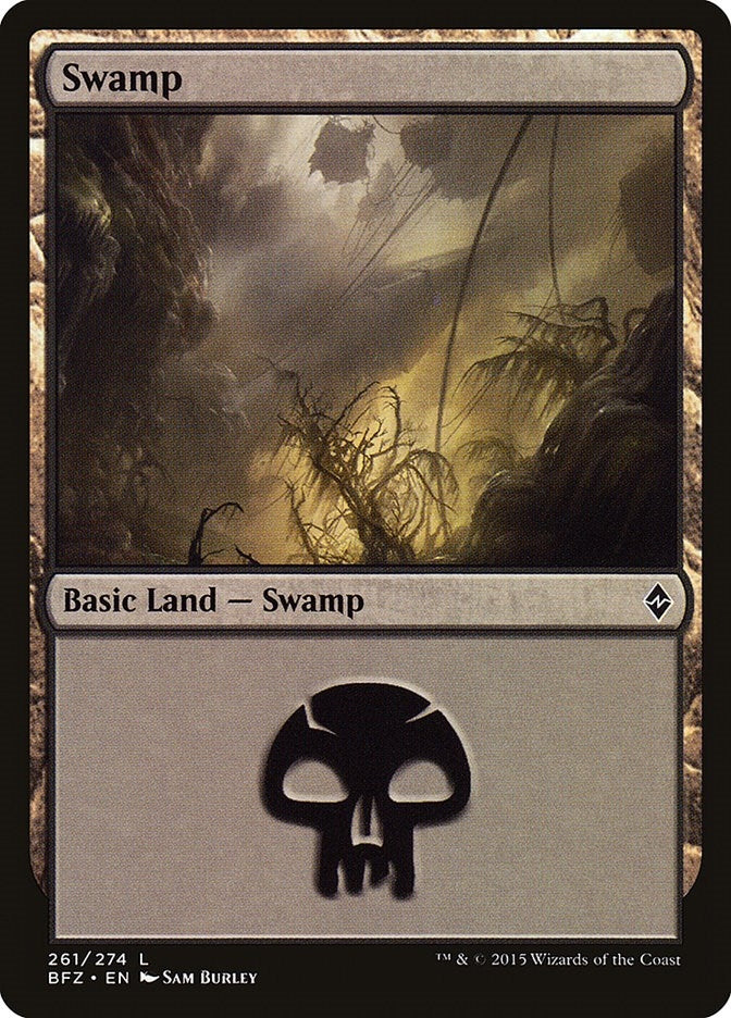 Image for Swamp (261) (261) (Battle for Zendikar) - Magic: The Gathering