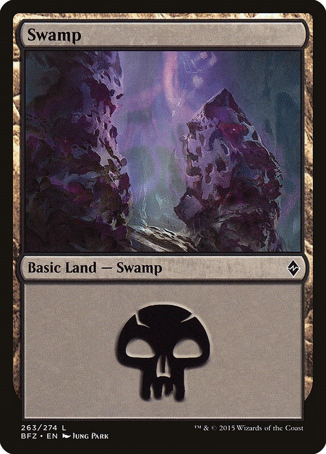 Image for Swamp (263) (263) (Battle for Zendikar) - Magic: The Gathering