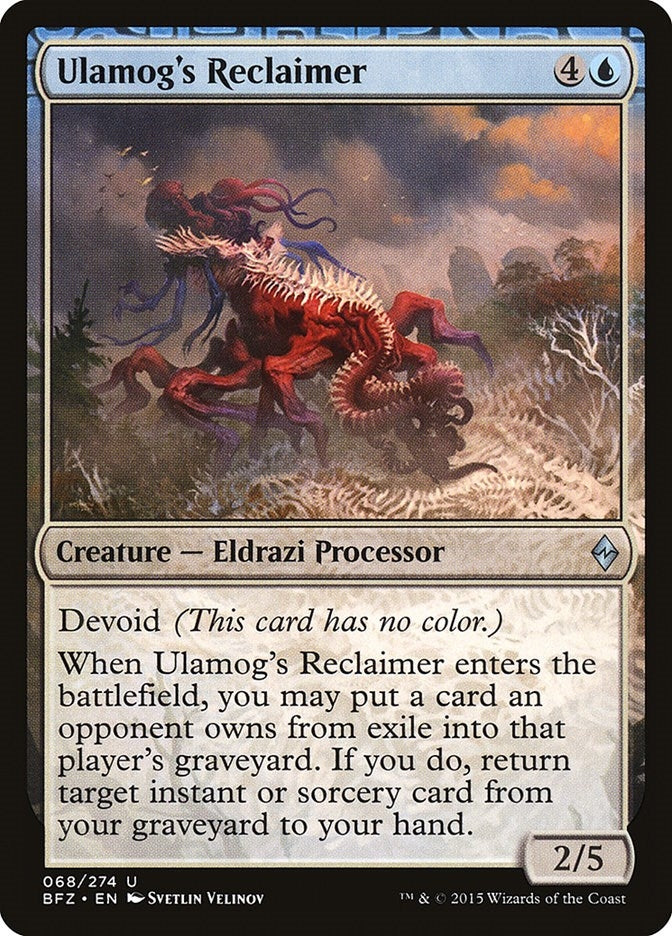 Image for Ulamog's Reclaimer (68) (Battle for Zendikar) - Magic: The Gathering