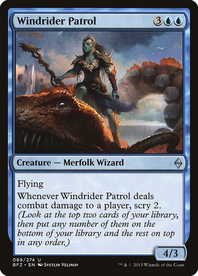 Image for Windrider Patrol (89) (Battle for Zendikar) - Magic: The Gathering