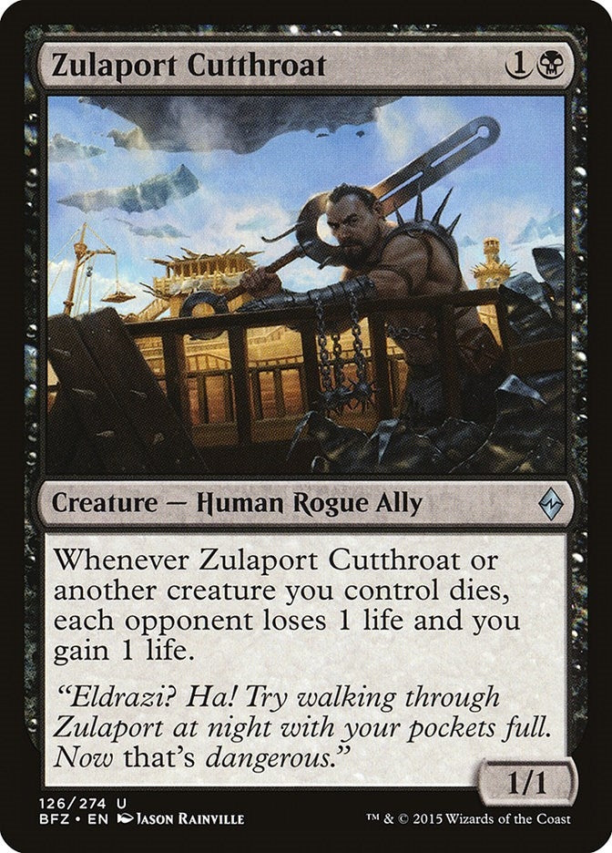 Image for Zulaport Cutthroat (126) (Battle for Zendikar) - Magic: The Gathering