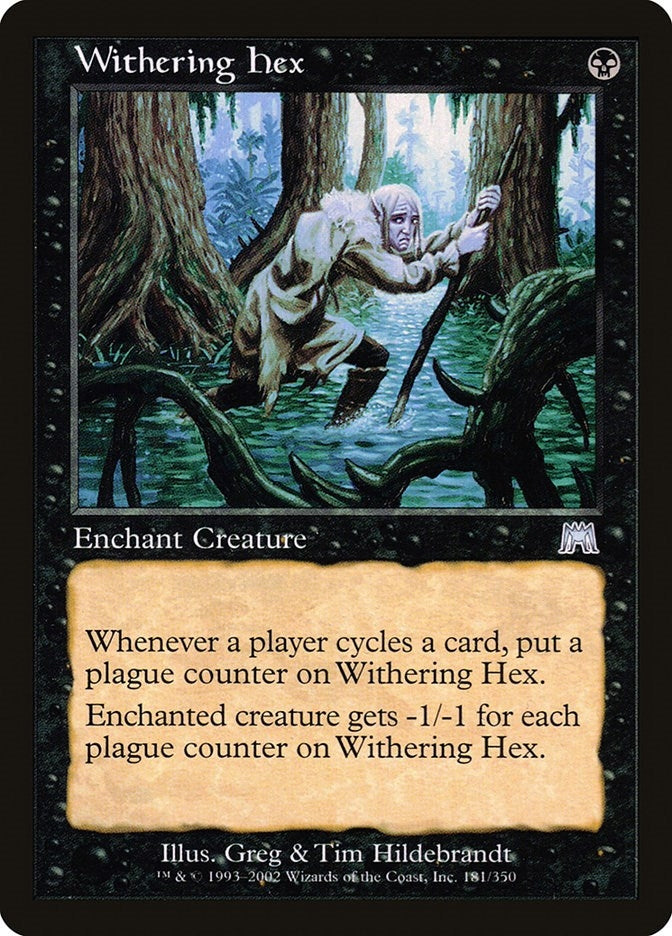 Image for Withering Hex (181) (Onslaught) (ONS) - Magic: The Gathering