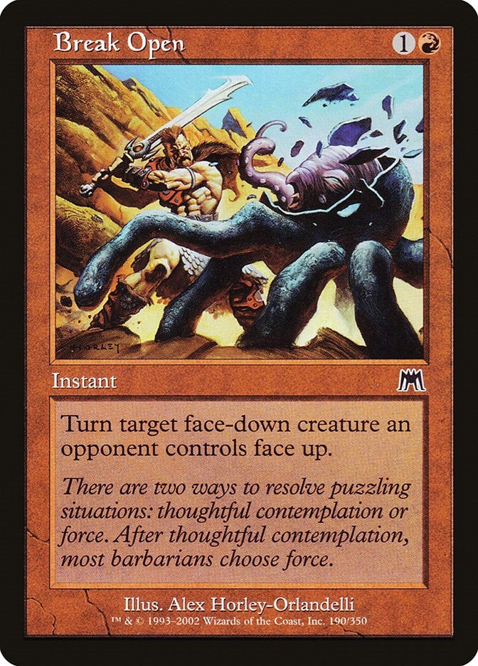 Image for Break Open (190) (Onslaught) (ONS) - Magic: The Gathering
