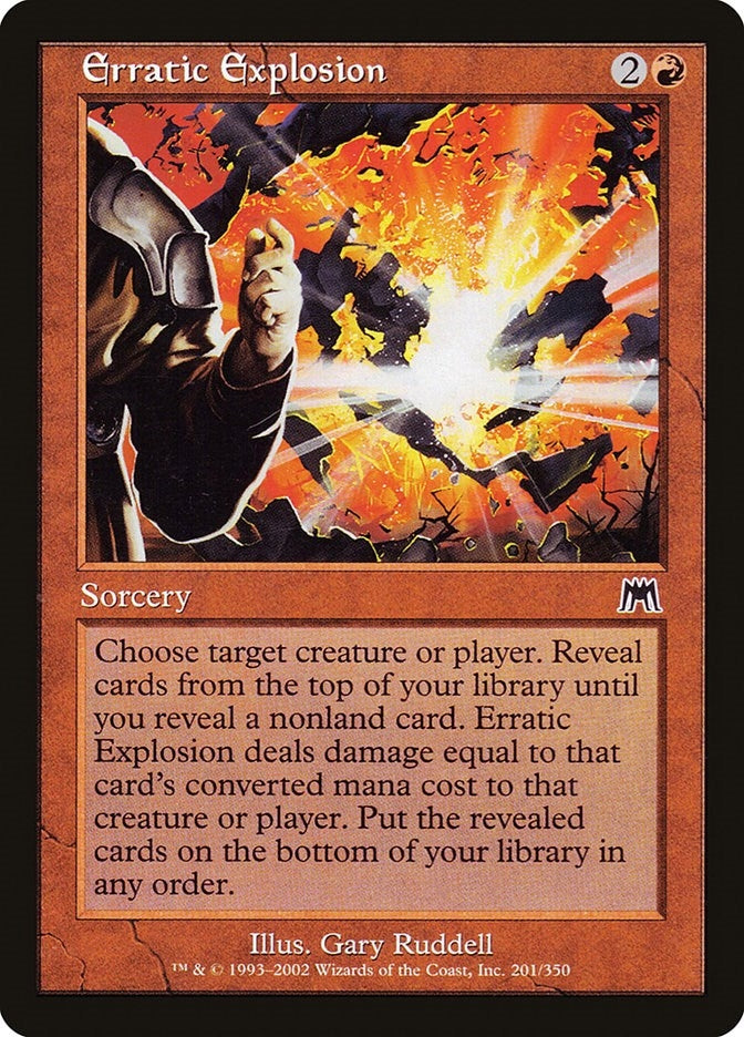 Image for Erratic Explosion (201) (Onslaught) (ONS) - Magic: The Gathering