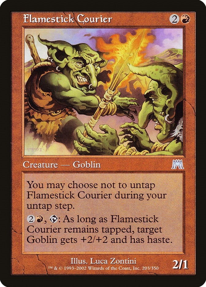 Image for Flamestick Courier (203) (Onslaught) (ONS) - Magic: The Gathering