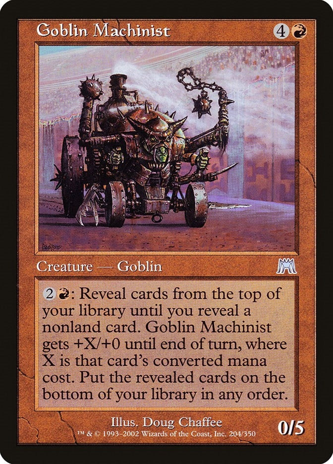 Image for Goblin Machinist (204) (Onslaught) (ONS) - Magic: The Gathering