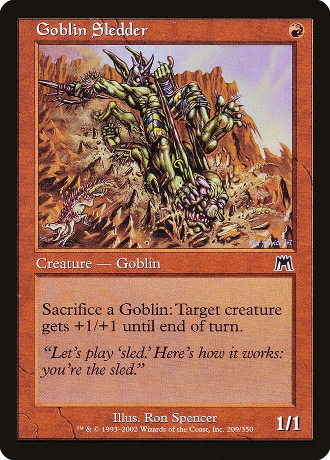 Image for Goblin Sledder (209) (Onslaught) (ONS) - Magic: The Gathering