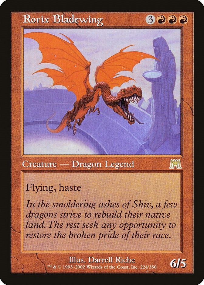 Image for Rorix Bladewing (224) (Onslaught) (ONS) - Magic: The Gathering
