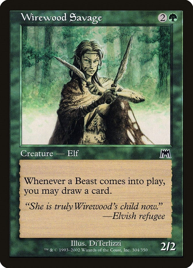 Image for Wirewood Savage (304) (Onslaught) (ONS) - Magic: The Gathering