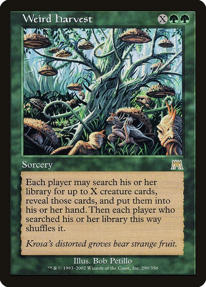 Image for Weird Harvest (299) (Onslaught) (ONS) - Magic: The Gathering