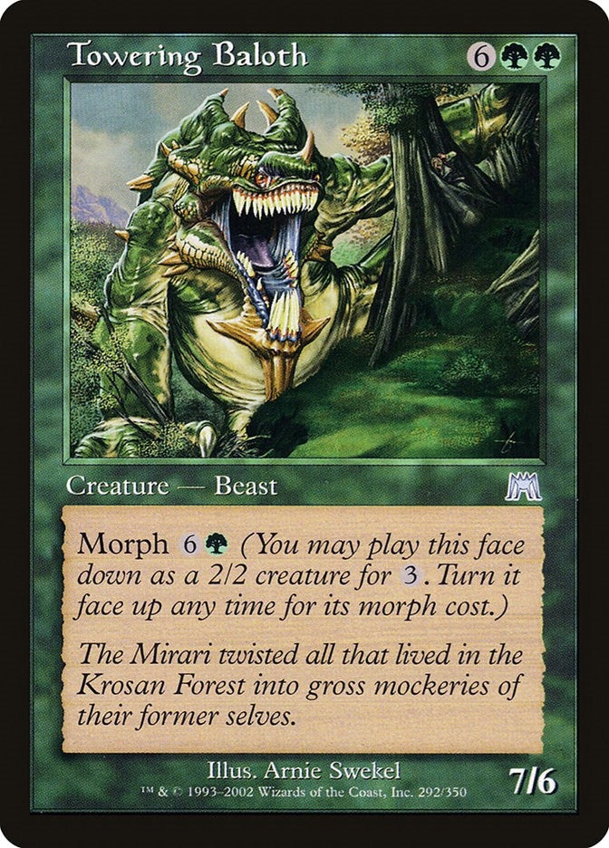 Image for Towering Baloth (292) (Onslaught) (ONS) - Magic: The Gathering