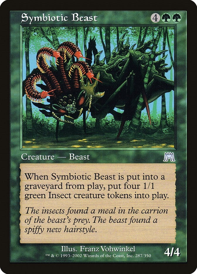 Image for Symbiotic Beast (287) (Onslaught) (ONS) - Magic: The Gathering