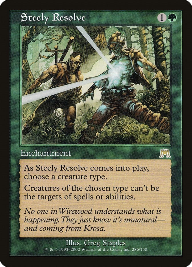 Image for Steely Resolve (286) (Onslaught) (ONS) - Magic: The Gathering