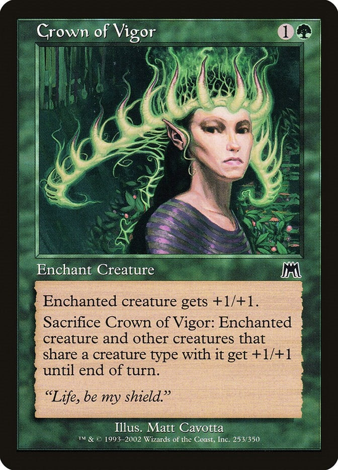 Image for Crown of Vigor (253) (Onslaught) (ONS) - Magic: The Gathering