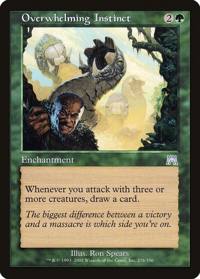 Image for Overwhelming Instinct (276) (Onslaught) (ONS) - Magic: The Gathering