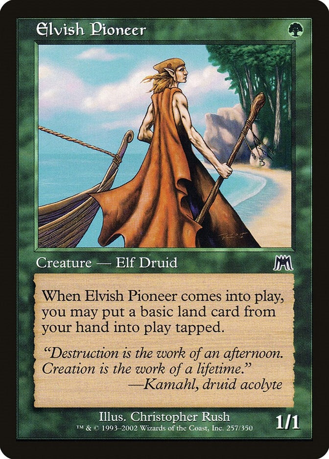 Image for Elvish Pioneer (257) (Onslaught) (ONS) - Magic: The Gathering