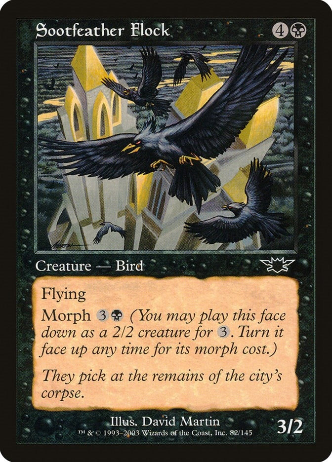 Image for Sootfeather Flock (82) (Legions) (LGN) - Magic: The Gathering
