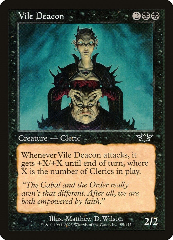 Image for Vile Deacon (85) (Legions) (LGN) - Magic: The Gathering