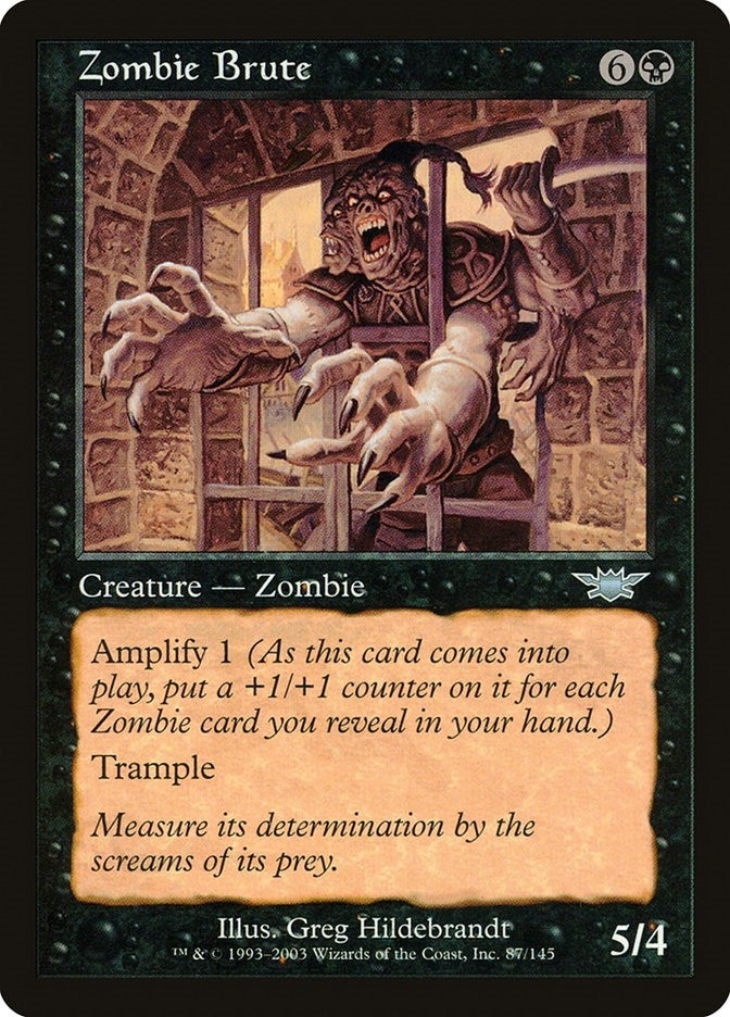 Image for Zombie Brute (87) (Legions) (LGN) - Magic: The Gathering