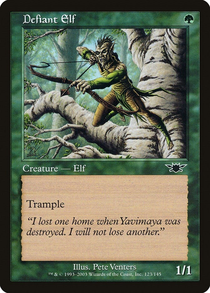 Image for Defiant Elf (123) (Legions) (LGN) - Magic: The Gathering