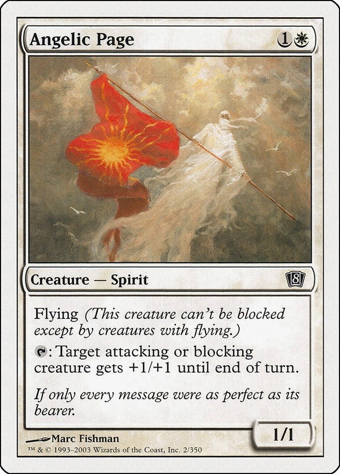 Image for Angelic Page (2) (8th Edition) (8ED) - Magic: The Gathering