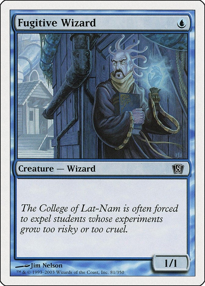 Image for Fugitive Wizard (81) (8th Edition) (8ED) - Magic: The Gathering