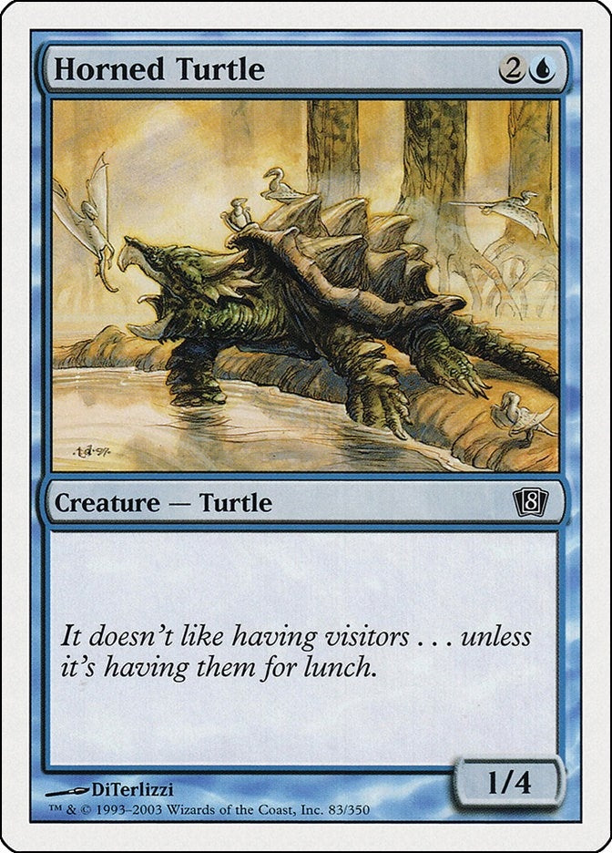 Image for Horned Turtle (83) (8th Edition) (8ED) - Magic: The Gathering