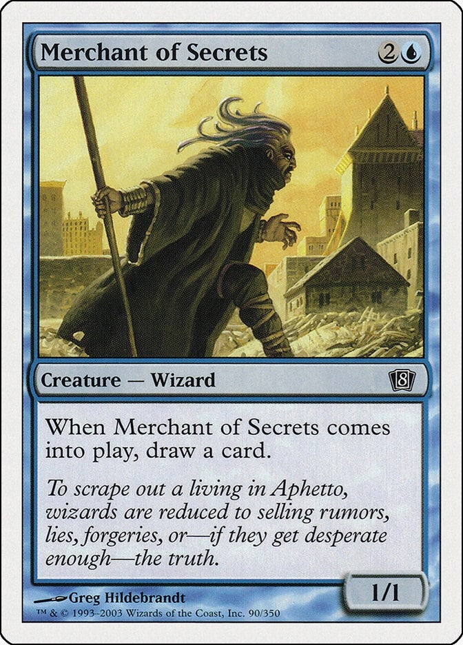 Image for Merchant of Secrets (90) (8th Edition) (8ED) - Magic: The Gathering