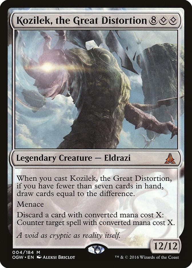 Image for Kozilek, the Great Distortion (4) (Oath of the Gatewatch) - Magic: The Gathering