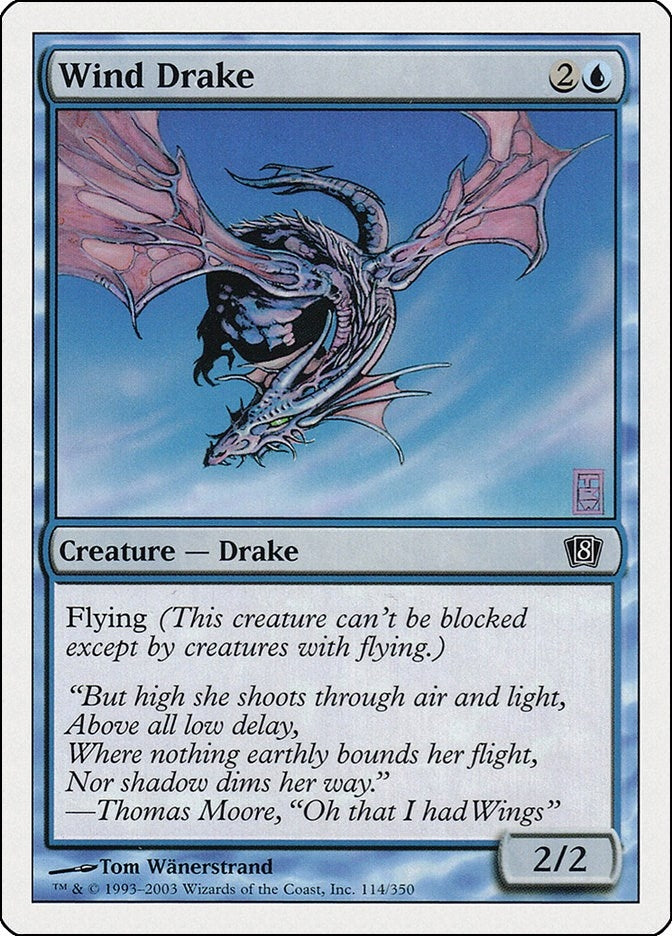 Image for Wind Drake (114) (8th Edition) (8ED) - Magic: The Gathering