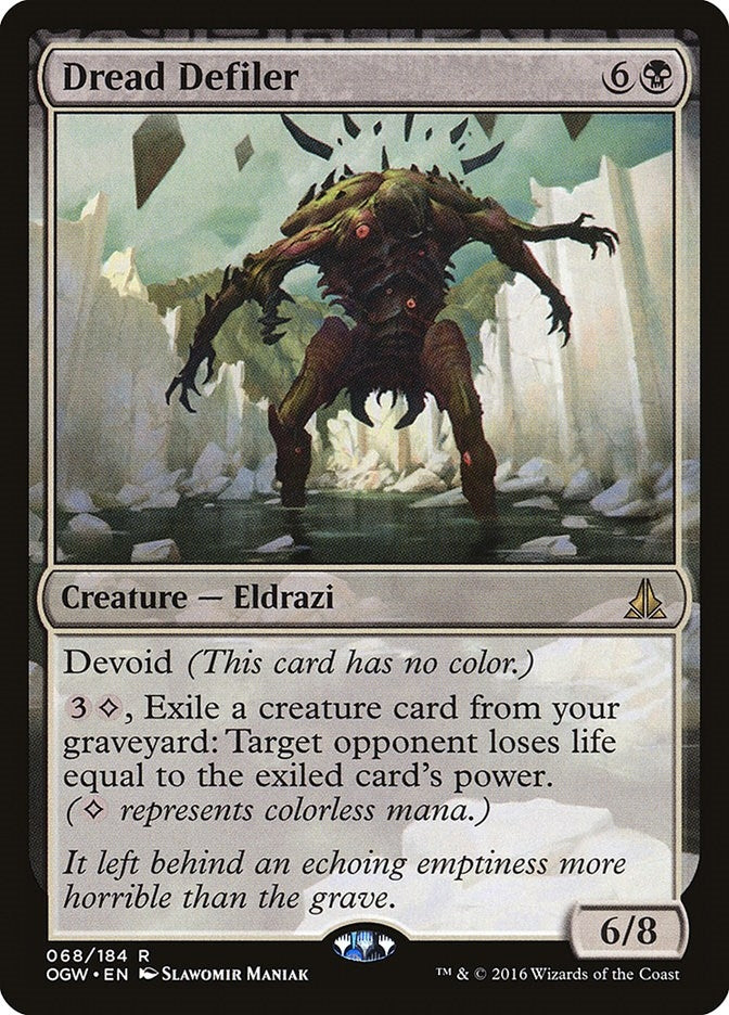 Image for Dread Defiler (68) (Oath of the Gatewatch) - Magic: The Gathering