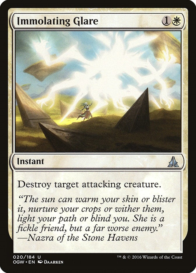 Image for Immolating Glare (20) (Oath of the Gatewatch) - Magic: The Gathering
