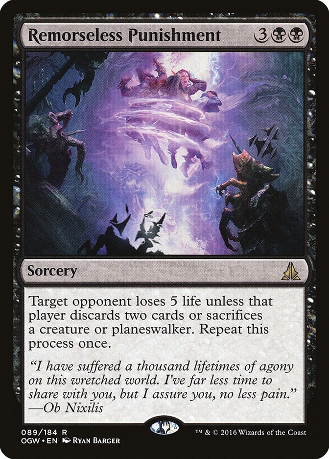 Image for Remorseless Punishment (89) (Oath of the Gatewatch) - Magic: The Gathering