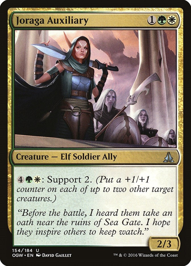 Image for Joraga Auxiliary (154) (Oath of the Gatewatch) - Magic: The Gathering