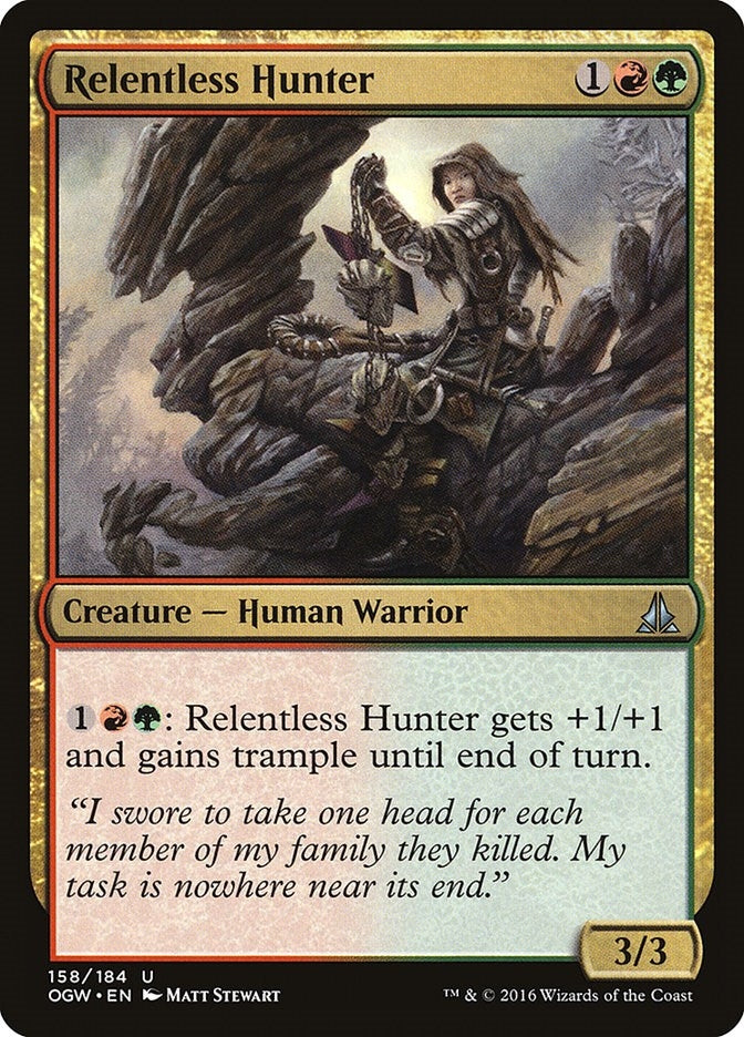 Image for Relentless Hunter (158) (Oath of the Gatewatch) - Magic: The Gathering