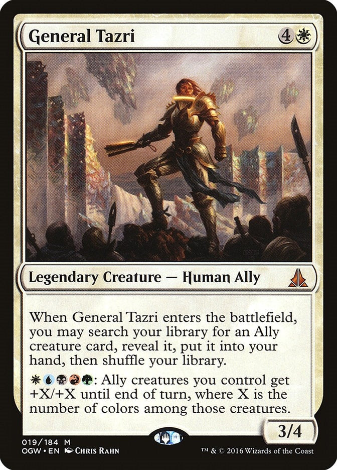 Image for General Tazri (19) (Oath of the Gatewatch) - Magic: The Gathering