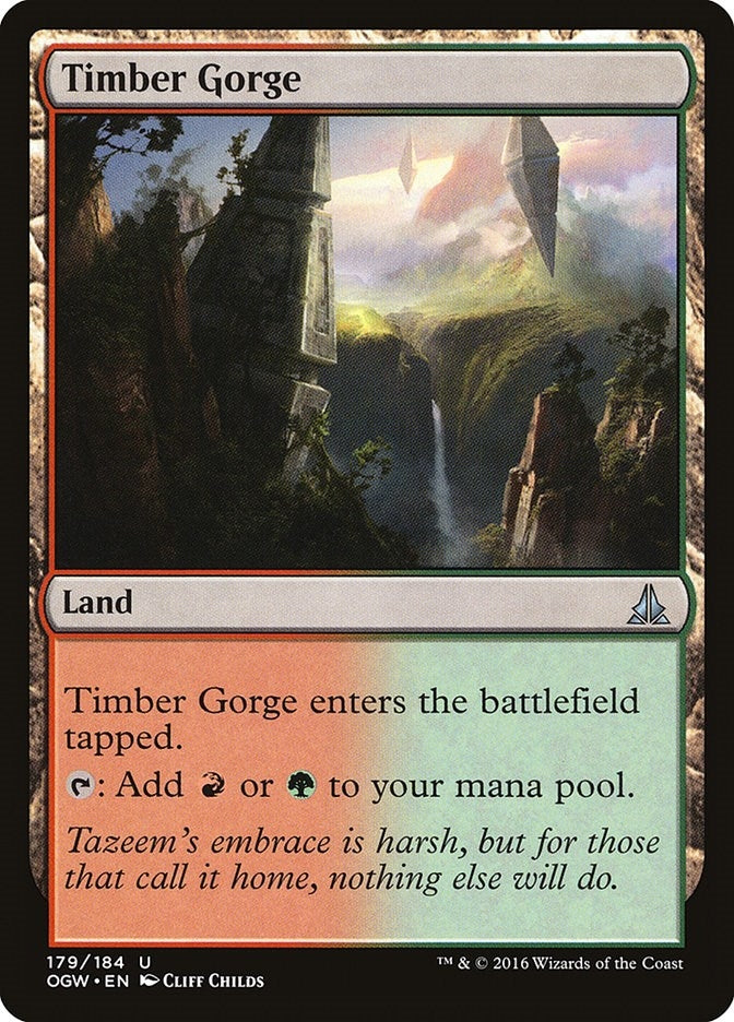 Image for Timber Gorge (179) (Oath of the Gatewatch) - Magic: The Gathering