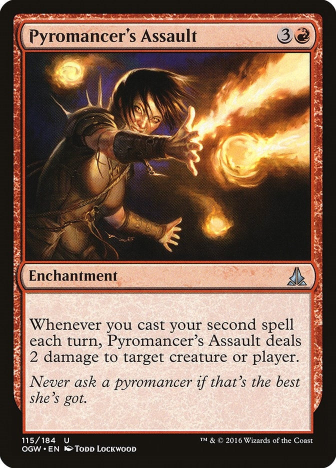 Image for Pyromancer's Assault (115) (Oath of the Gatewatch) - Magic: The Gathering