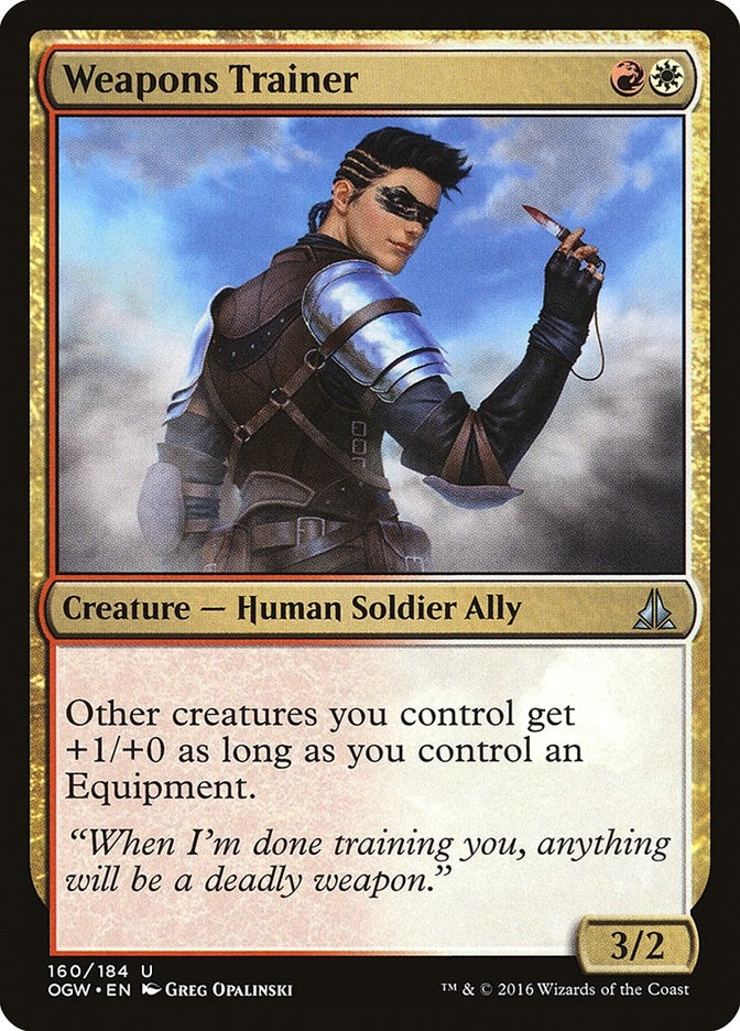 Image for Weapons Trainer (160) (Oath of the Gatewatch) - Magic: The Gathering