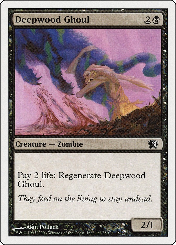 Image for Deepwood Ghoul (127) (8th Edition) (8ED) - Magic: The Gathering