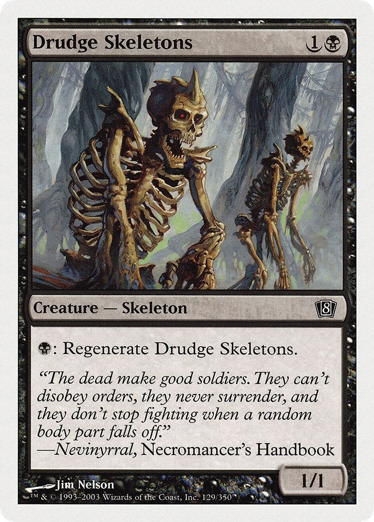 Image for Drudge Skeletons (129) (8th Edition) (8ED) - Magic: The Gathering
